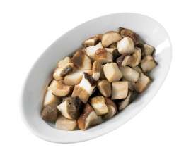 Steinpilz Würfel - cèpes en cubes
