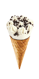 Stracciatella Cornets