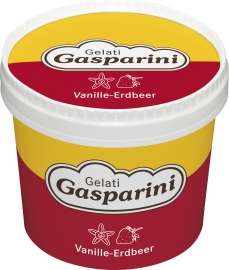 Becher Vanille Erdbeer