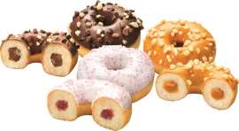 Mini Donuts gefüllt assortiert