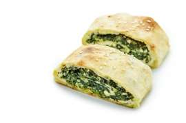 Spinat Strudel mit Feta Käse - épinard