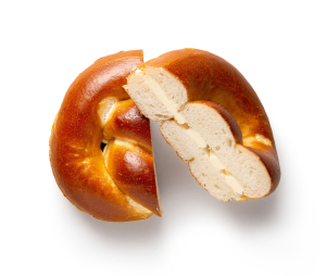 Laugen Brezel mit Butter