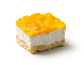 Pfirsich Schnitte Portion