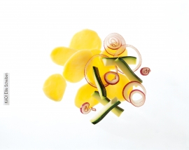 Kartoffelscheiben Frisch