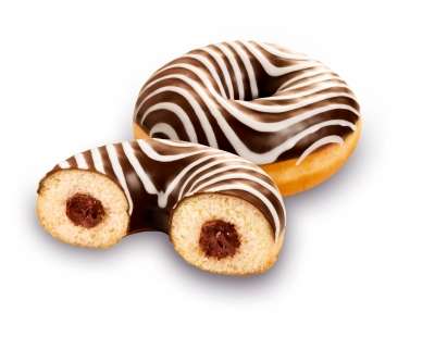 Donuts gefüllt mit Schokolade