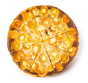 Aprikosenwähe vorgebacken